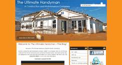 Desktop Screenshot of blog.theultimatehandyman.com